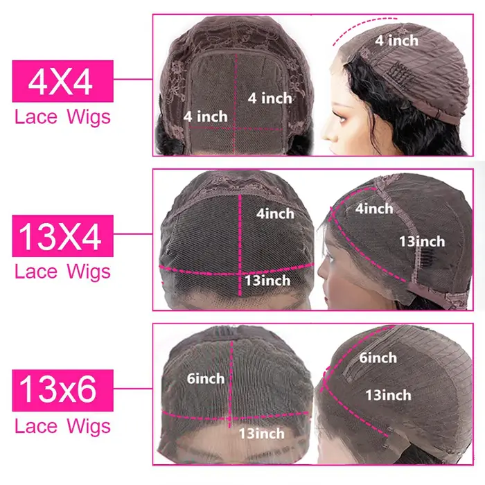 Perruque Lace Front Wig Brésilienne Naturelle, Cheveux Bouclés, Deep Wave, 13x4, 13x6, HD, Densité 2
