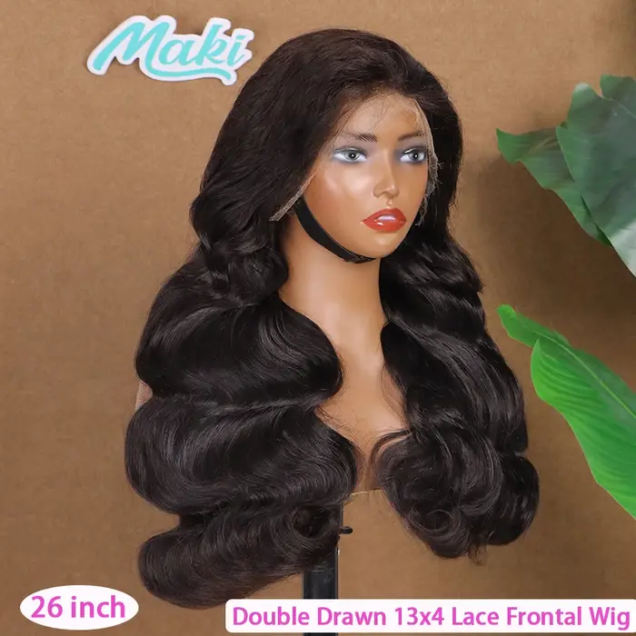 Perruques en cheveux humains Body Wave Double Drawn