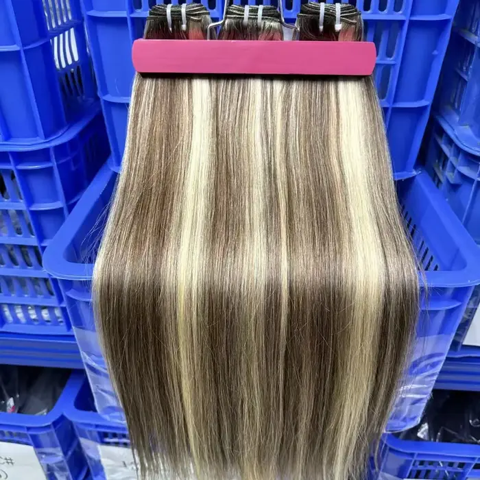 VBeauty Extensions de trame de cheveux brésiliens Ombre couleur mixte cheveux humains droits Remy pa
