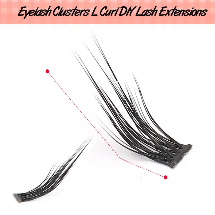 LINYAGSSE LN2350 L Curl Super Cluster Extension de cils