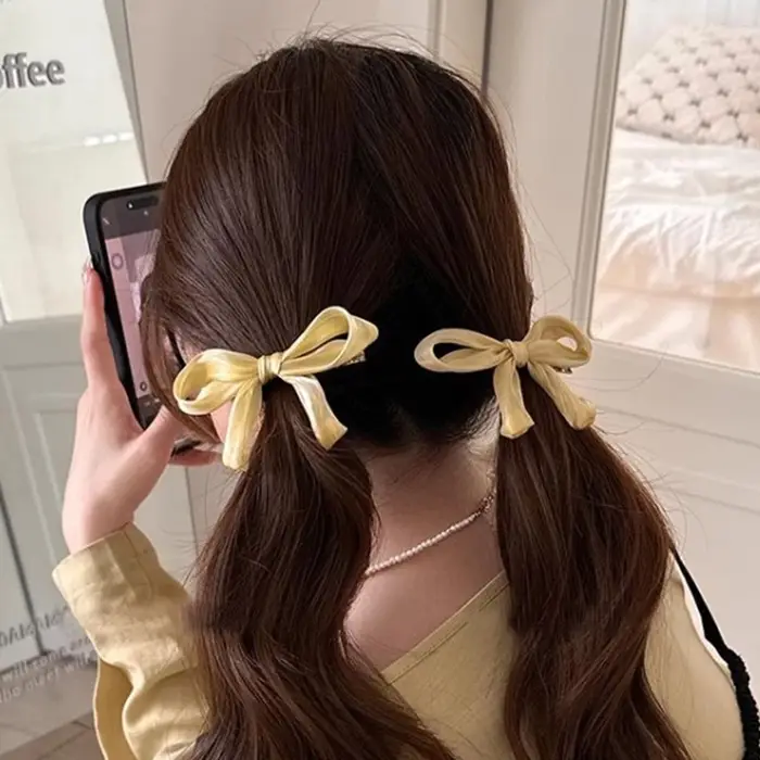 Pinces à cheveux en velours pour femmes
