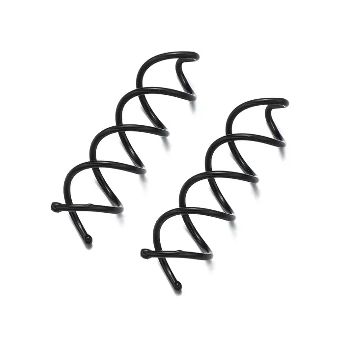 Épingle à cheveux en spirale en métal, 10 pièces/lot, Clip rotatif pour bricolage, Barrette torsadée