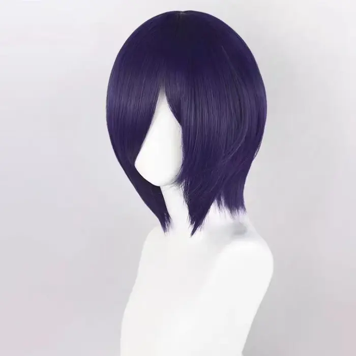 Perruque de Cosplay synthétique courte et lisse de Tokyo Ghoul Touka
