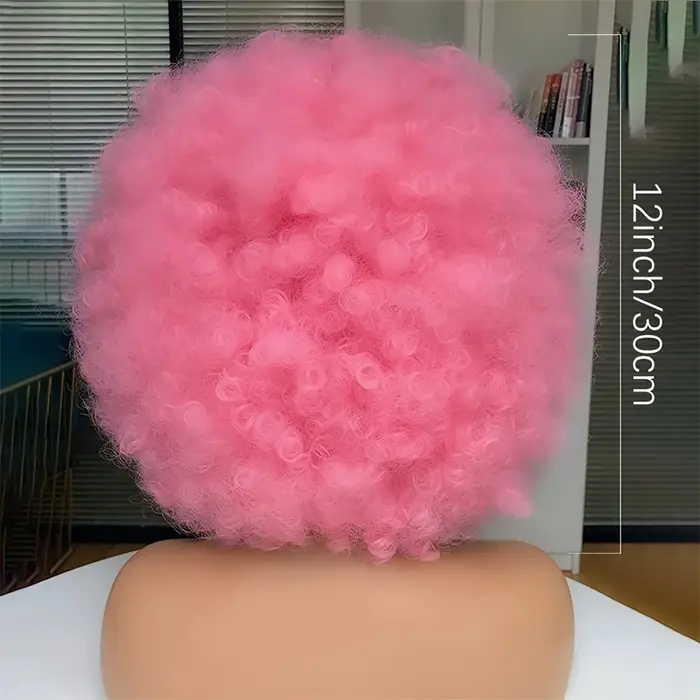 Perruque Afro Punk Rock des années 70 – Boucles synthétiques