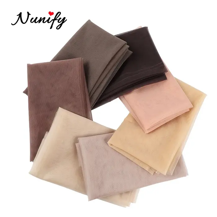 Nunify 1 pièces dentelle suisse pour la fabrication de perruque 1/4 Yard tissage perruques