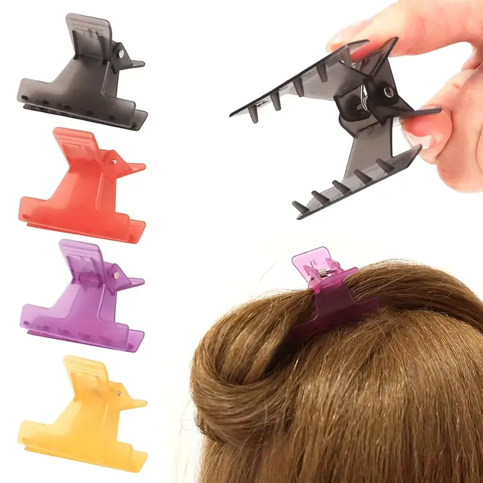 Ensemble de pinces à cheveux papillon 12 pièces – Accessoires de coiffure antidérapants et élégants en plusieurs couleurs – Parfait pour un élégant