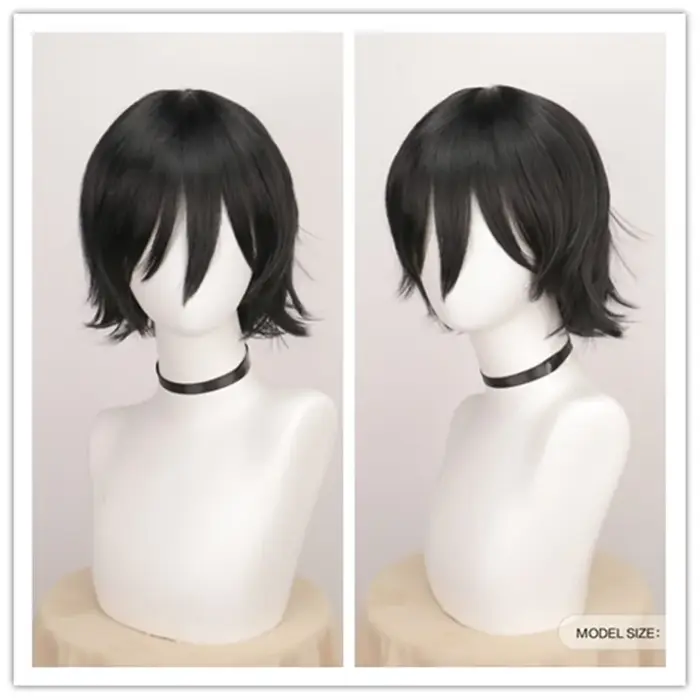 Perruque de Cosplay Anime détective Conan pour Halloween