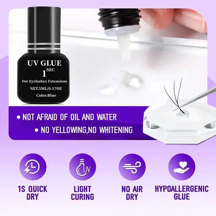 Colle UV pour extension de cils