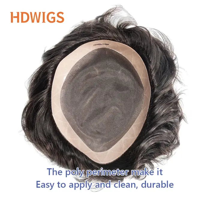 HDWIGS Perruques pour hommes