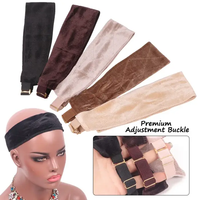 Plussign perruque Grip bandeau pour perruques frontales en dentelle réglable Invisible