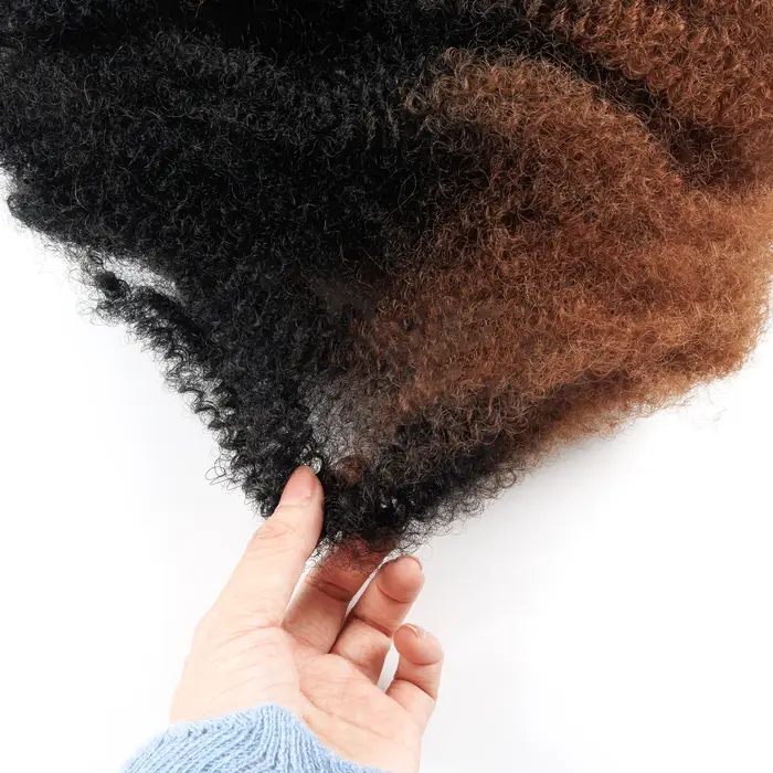 Prix de gros – Lots de cheveux bouclés afro crépus en vrac