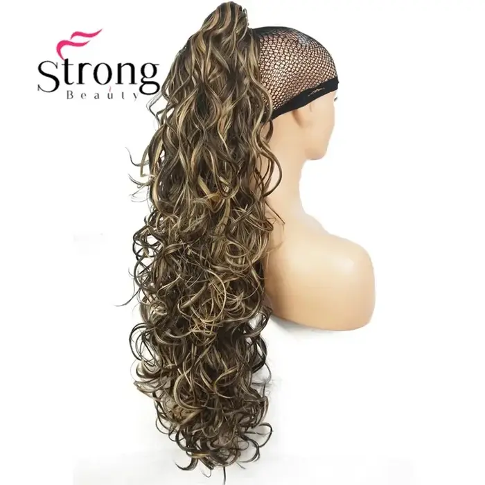 StrongBeauty 32 "clip synthétique bouclé en griffe cordon queue de cheval Extension de cheveux posti