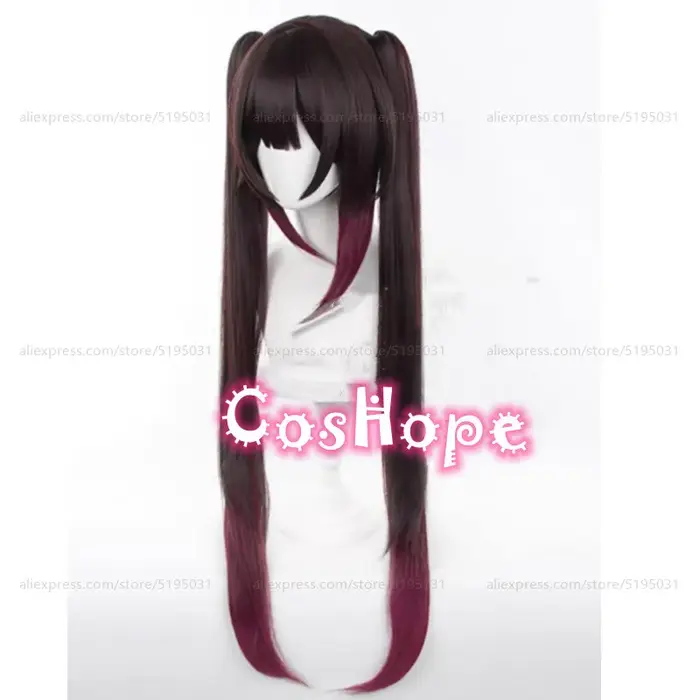 Perruque de Cosplay Synthétique de Style Zigzag de 90cm de Long