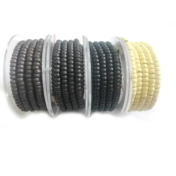 500 pièces Extension de cheveux préchargés Nano anneaux perles doublées de Silicone 4.0x2.0x2.5mm taille