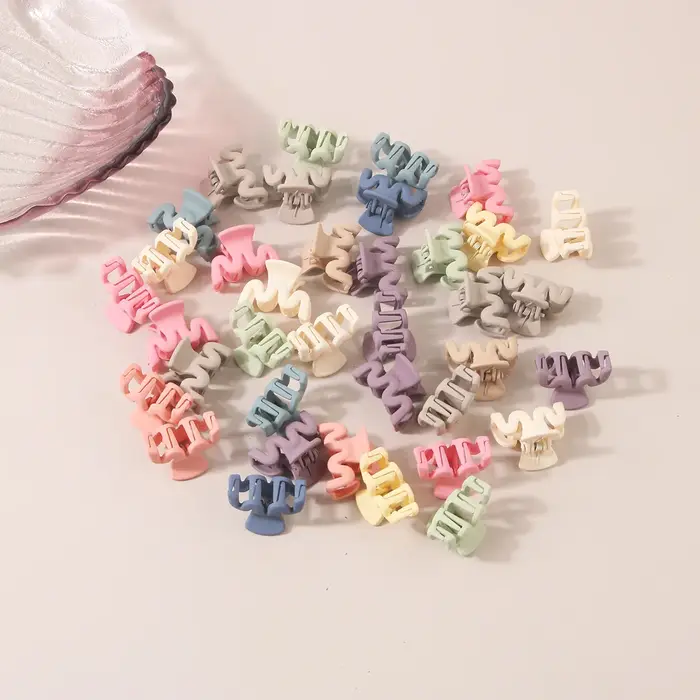 Mini pinces à cheveux pour filles et femmes, 20 pièces petites pinces à cheveux épingles pinces anti