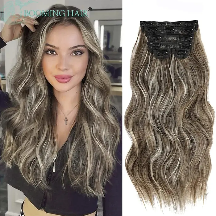 Extensions synthétiques longues à clips