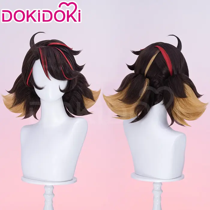 EN STOCK Perruque de cosplay Doreenn Penii Parkerr Doctorr Strangee Starr Lordd Yelenaa White Queenn Foxx Lunaa Game DokiDoki avec bonnet gratuit