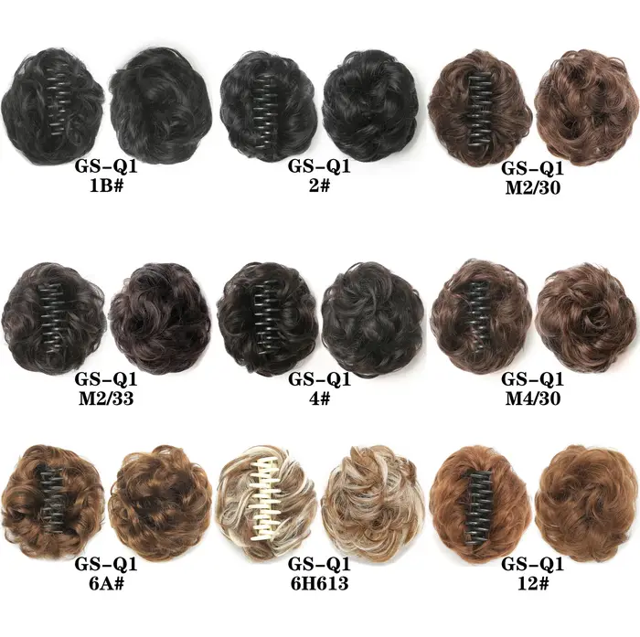 Extensions de cheveux de Chignon en désordre