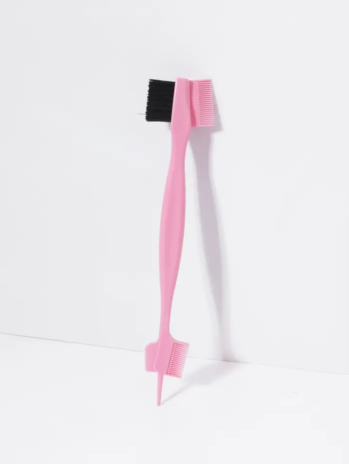 Peigne brosse de contrôle de bord 1/4 pièces, utilisé pour peigner et couper les cheveux sur les bor