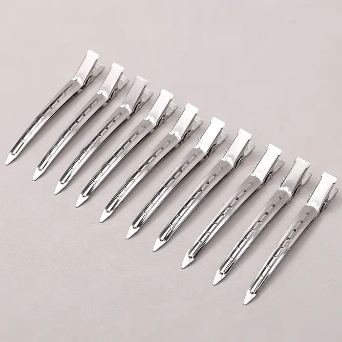 Pinces de soins capillaires en métal et acier