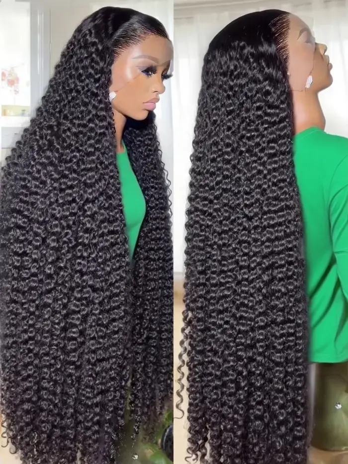 Perruque Lace Front HD 13x4 13x6 en Cheveux Humains Brésiliens Vierges, Ondulation Profonde, Pré-épi