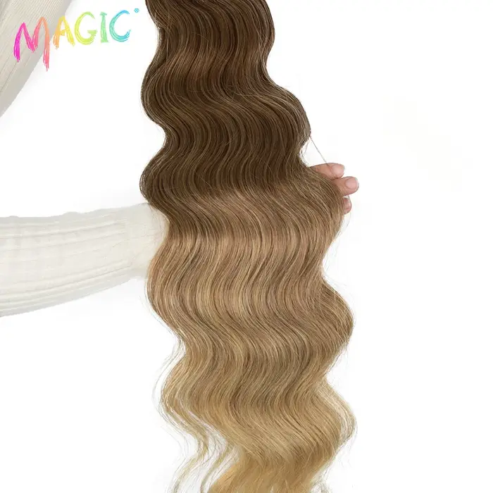 Magic-Extensions de cheveux synthétiques Body Wave