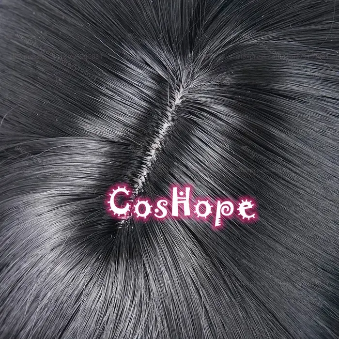 Sua – perruque de Cosplay synthétique courte pré tressée noire de 45cm