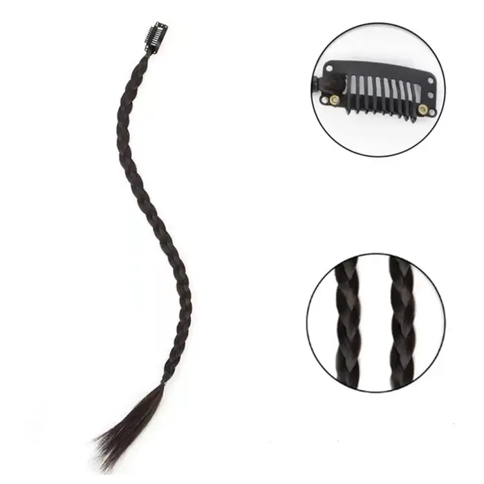 Extensions de cheveux synthétiques à clipser
