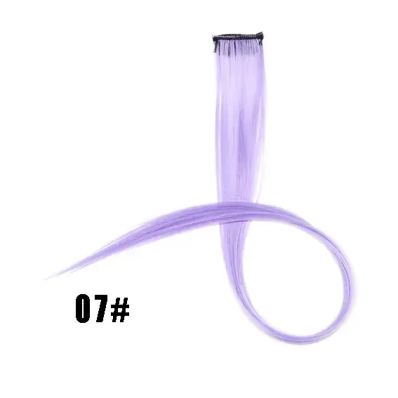 Extensions capillaires synthétiques à clipser de 22 pouces