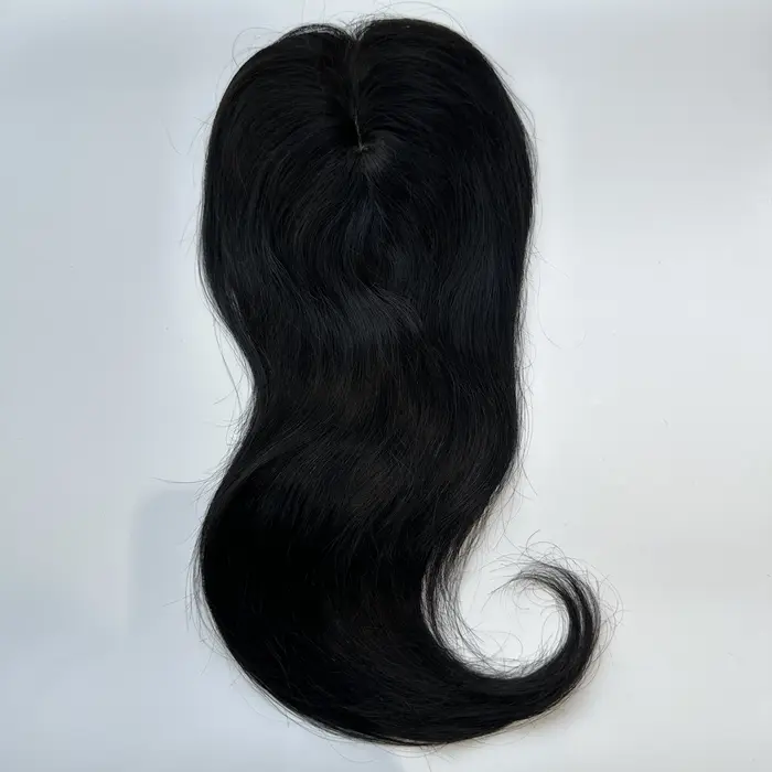Topper 100 % cheveux humains |   Postiches à clipser pour voyage |   Compact et facile à emballer | 
