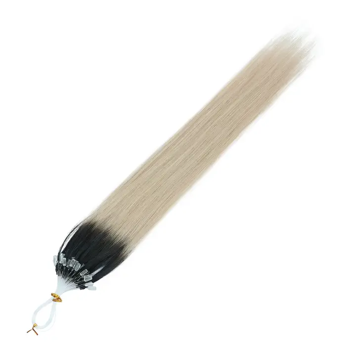 MRSHAIR Remy Micro boucle Extensions de cheveux humains