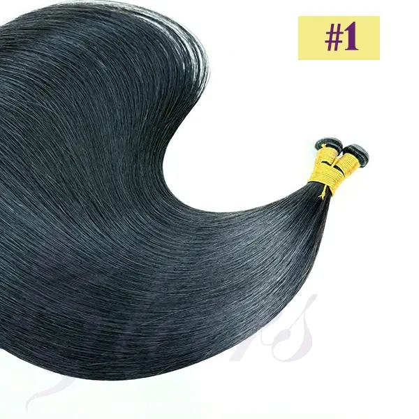 ADEIRS cheveux humains génie trame Extensions Remy cheveux Double trame réel cheveux humains naturel