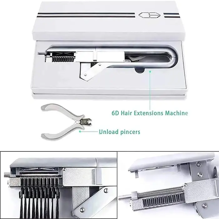 Machine d'extension de cheveux 6D