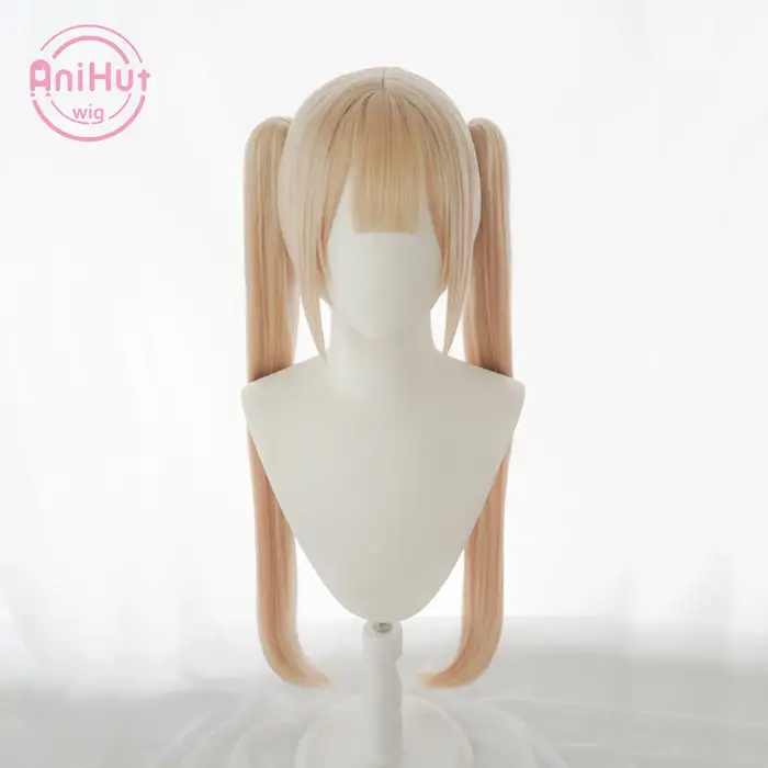 Anihut-Perruque blonde synthétique pour femme
