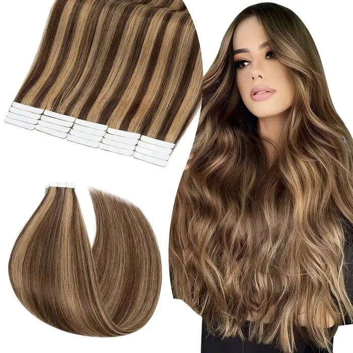 Extensions de cheveux 100% naturels Remy lisses