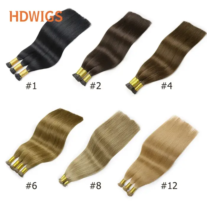 Extensions de cheveux humains ITIP lisses