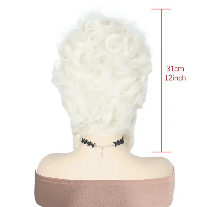 Perruque de Cosplay Bouclée de Marie Antoinette