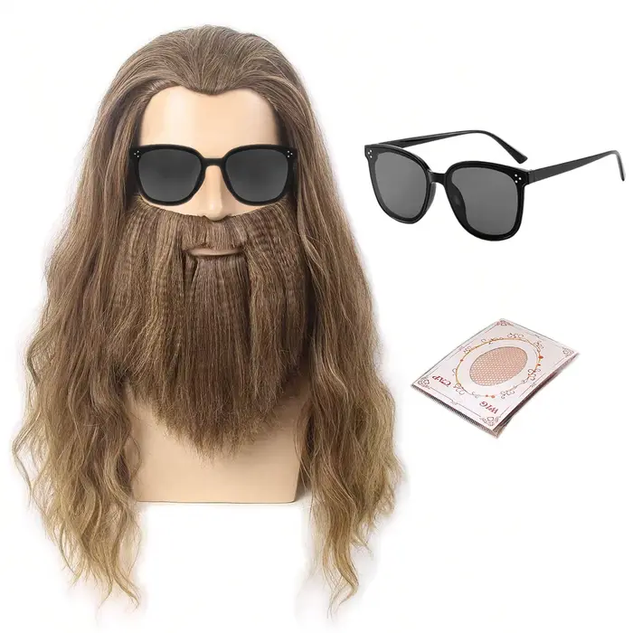 Perruque REEWES avec barbe