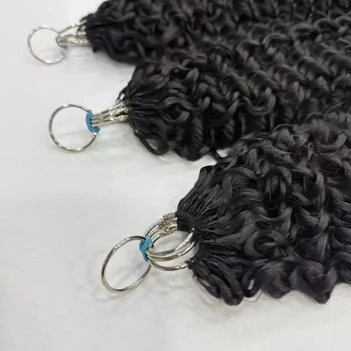Extensions de cheveux bouclés au crochet