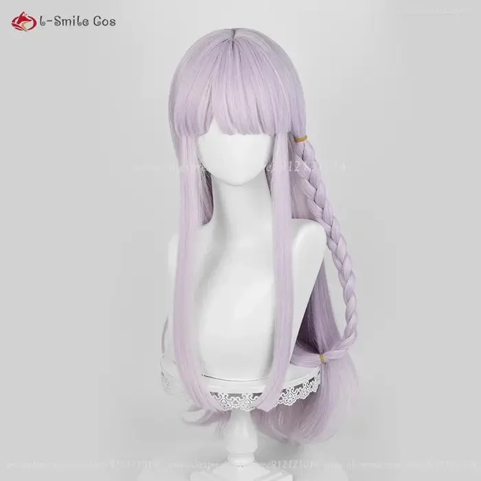 Perruque de Cosplay Kirigiri Kyoko, 80cm, perruques violet clair pour femmes, perruque de Cosplay An