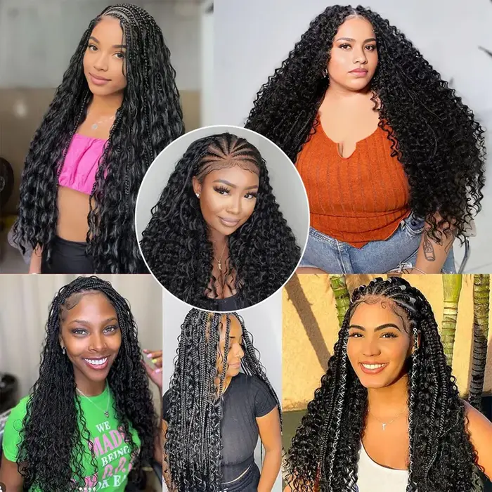 Extensions de cheveux en plumes Deep Wave