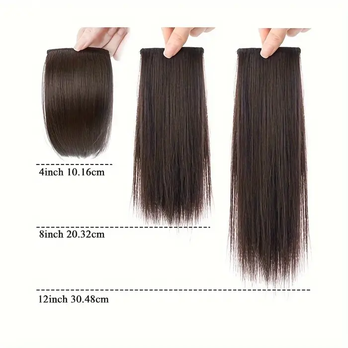 Extensions capillaires synthétiques invisibles sans couture
