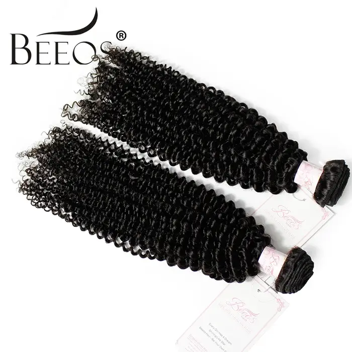 Bundles de cheveux bouclés crépus