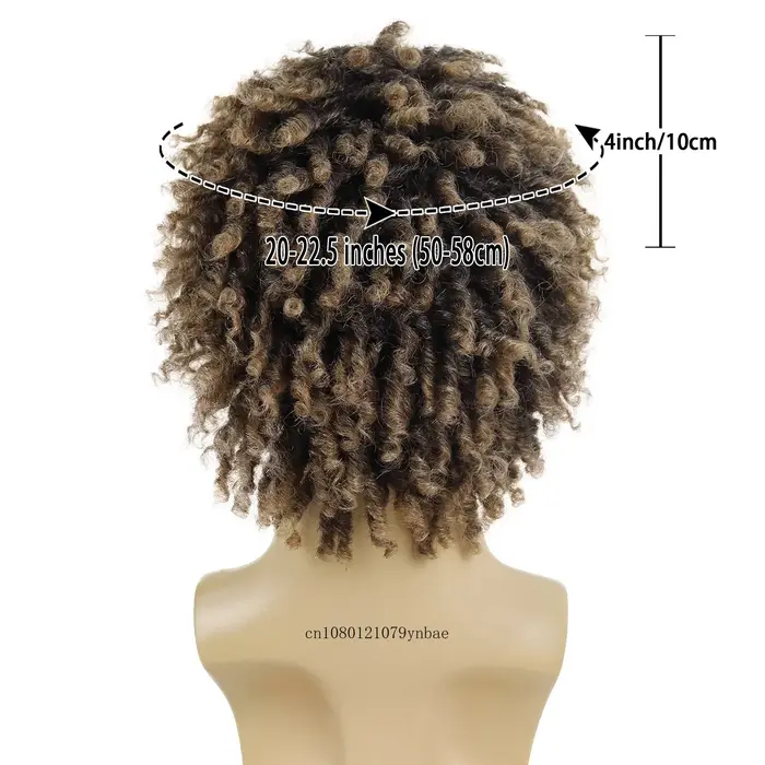 Perruque Dreadlock synthétique pour hommes