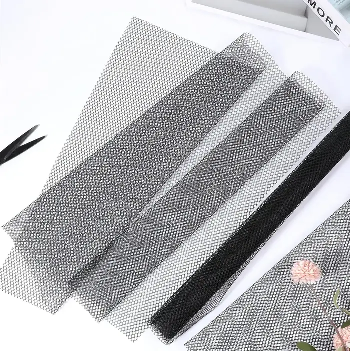 Bonnet de tissage noir extensible