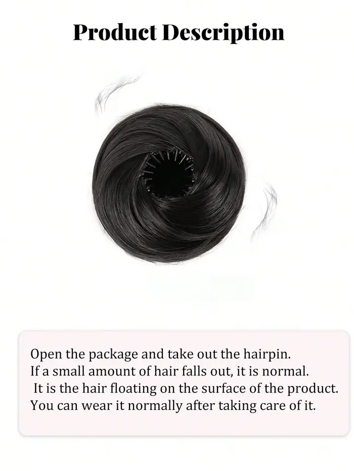 Perruque queue de cheval synthétique réglable pour femmes, chignon magique en forme de nid d'oiseau 