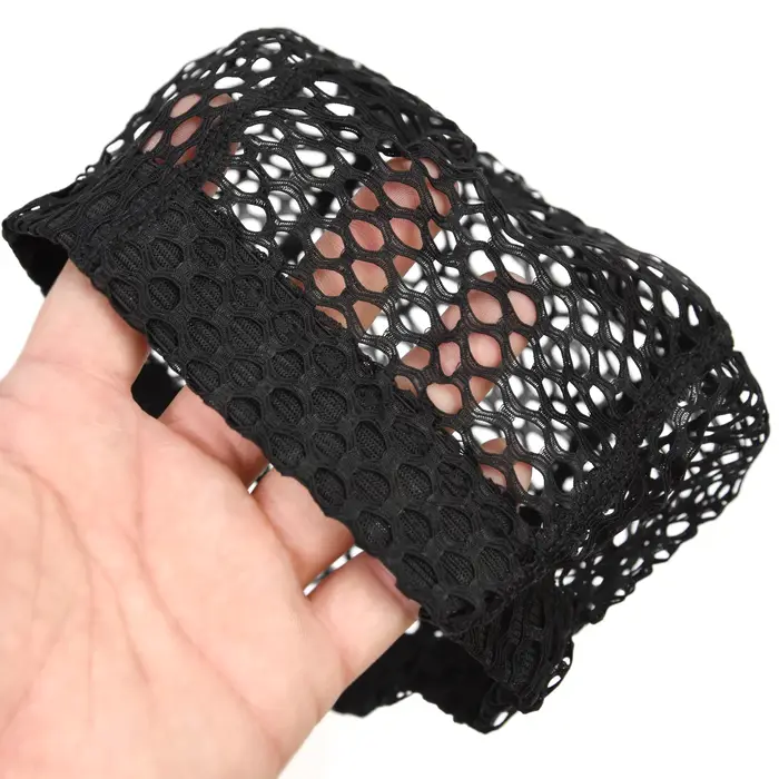 1 bonnet à perruque en maille à grandes mailles