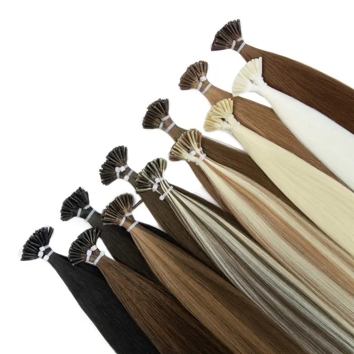 Extensions de cheveux synthétiques à pointe droite