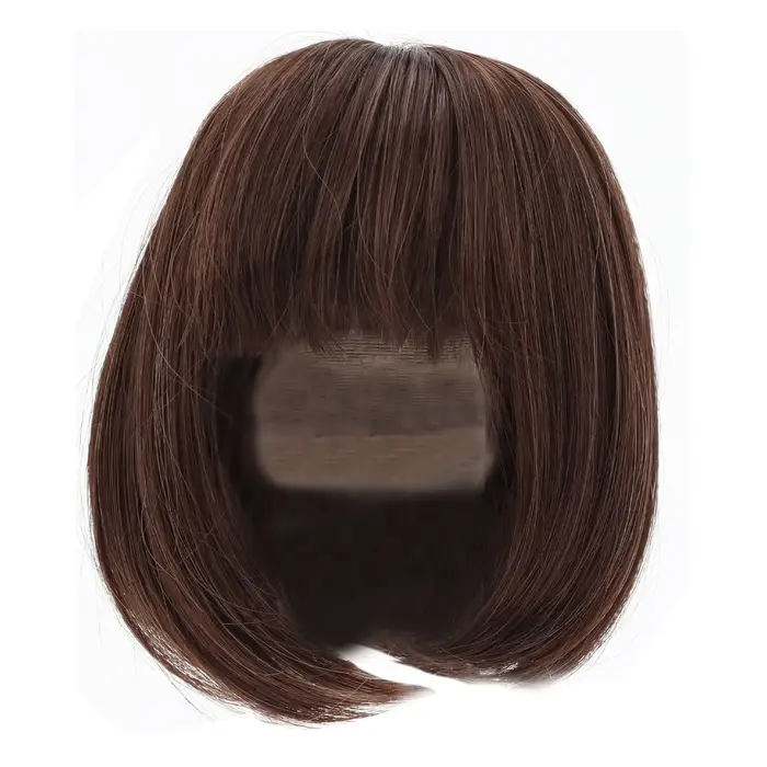 Perruque pour poupée, cheveux raides