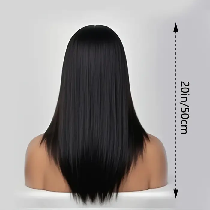 Perruque pour hommes 20 "de long